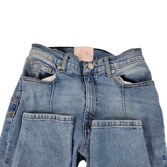 Revice Jeans Womens 27 Blue Skinny Stellar Venus Crop‎ High Rise Denim - Picture 3 of 9